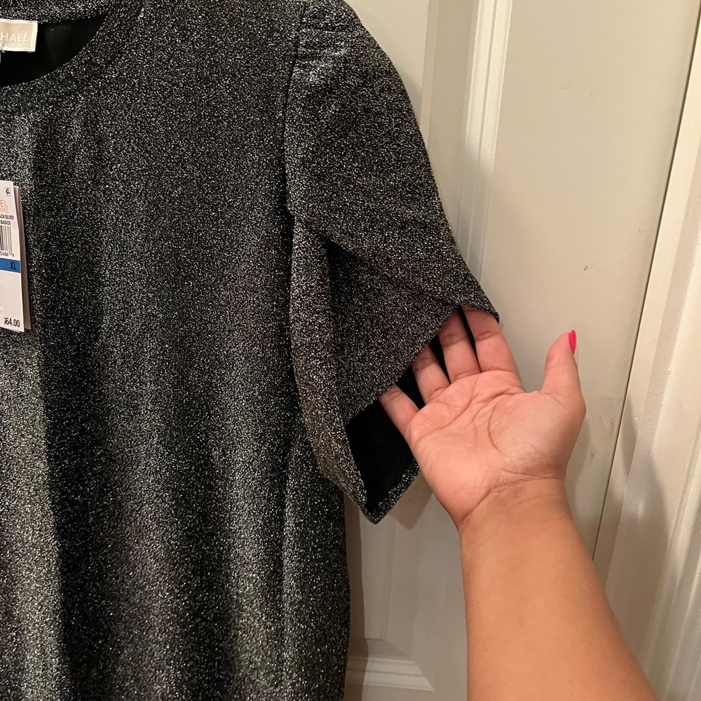 Michael Kors silver shimmer blouse - Picture 4 of 4